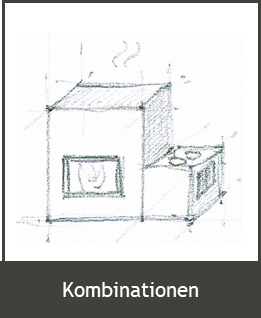 Biofire mit Kombinationen Kochherd