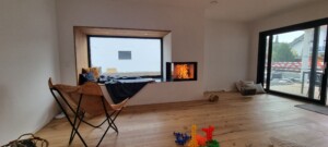 Beispiel eines Cheminées für Romantik